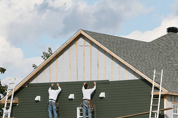 Professional Siding Repair technician working in Riverside, OH